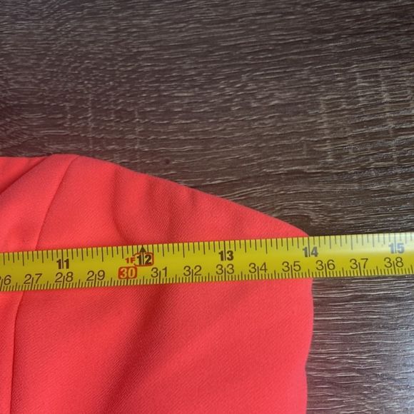 Jay Godfrey Brunet Romper in Neon Coral Womens Size 4 - Picture 8 of 16